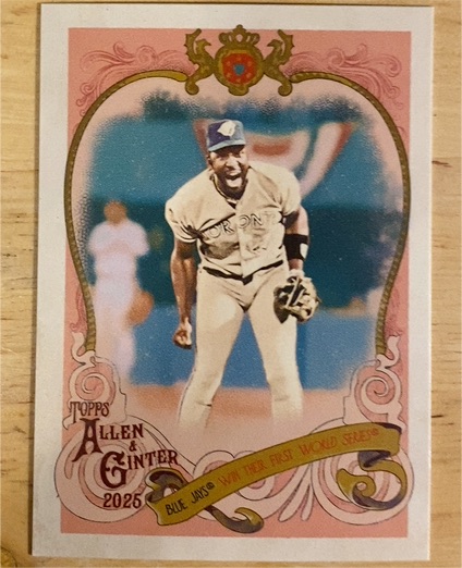 2025 Topps Allen & Ginter #SV-36 Joe Carter — front