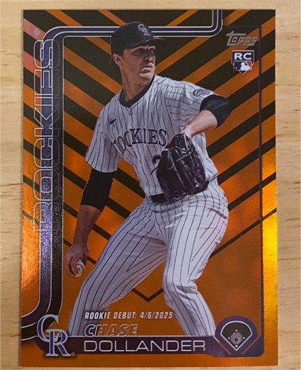 2025 Topps Update #US259 Chase Dollander — front