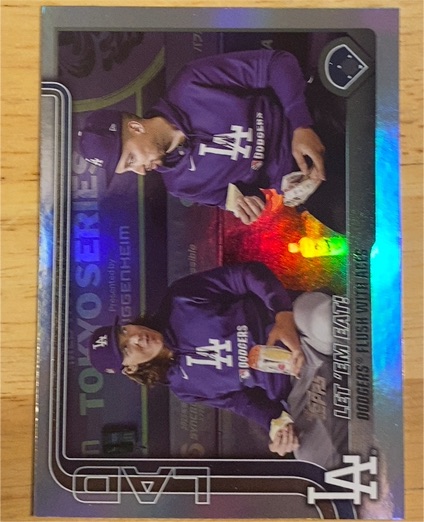 2025 Topps Update #US119 Blake Snell / Tyler Glasnow — front