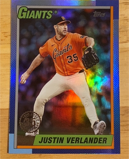 2025 Topps Update #U90-10 Justin Verlander — front