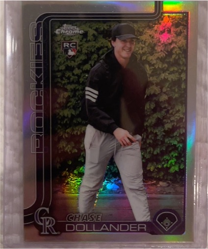 2025 Topps Chrome #RC Chase Dollander — front