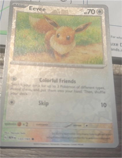 2025 Pokémon TCG Scarlet & Violet 151 #133 Eevee — front