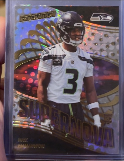 2025 Panini Revolution #21 Nick Emmanwori Supernova Rookie — front