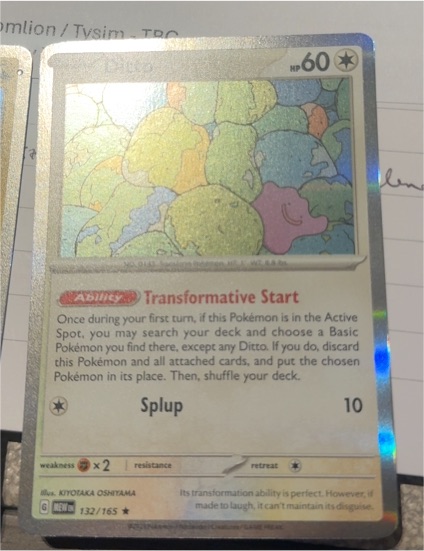 2024 Pokémon Scarlet & Violet 151 #132 Ditto — front