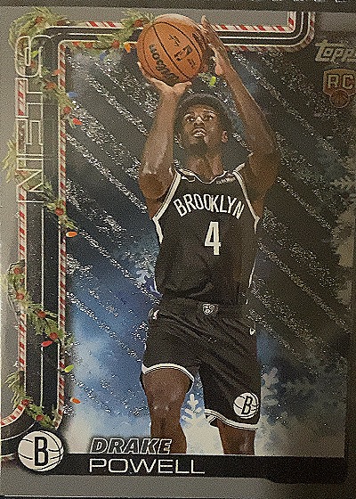 2025-26 Topps Holiday #H182 Drake Powell — front