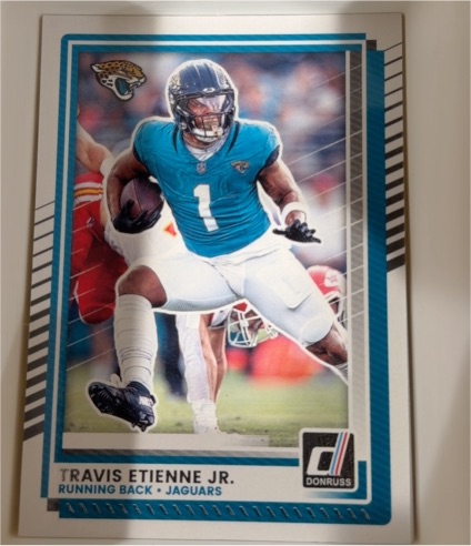 2025 Donruss #141 Travis Etienne Jr. — front