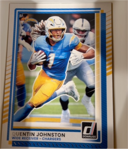 2025 Donruss #167 Quentin Johnston — front
