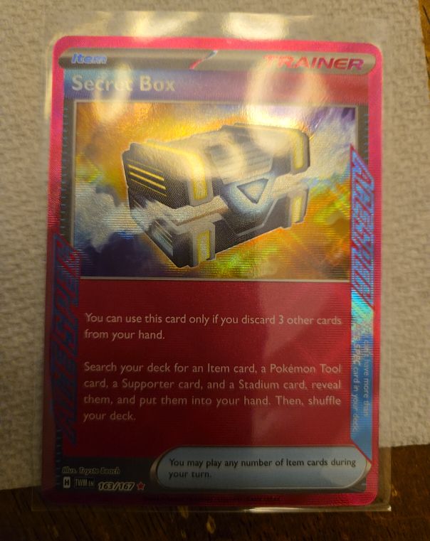 2023 Pokémon TCG Scarlet & Violet Sv06: Twilight Masquerade #163 Secret Box — front