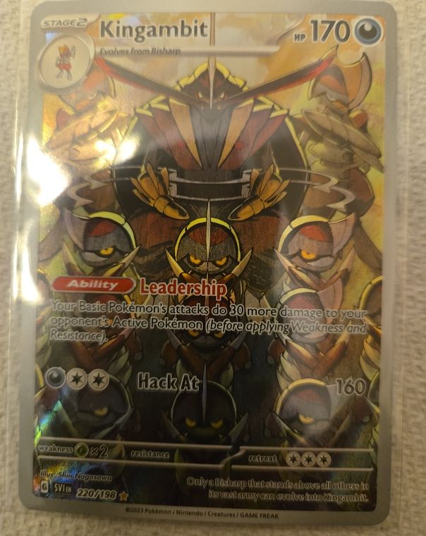 2023 Pokémon Scarlet & Violet SV01 #220 Kingambit — front