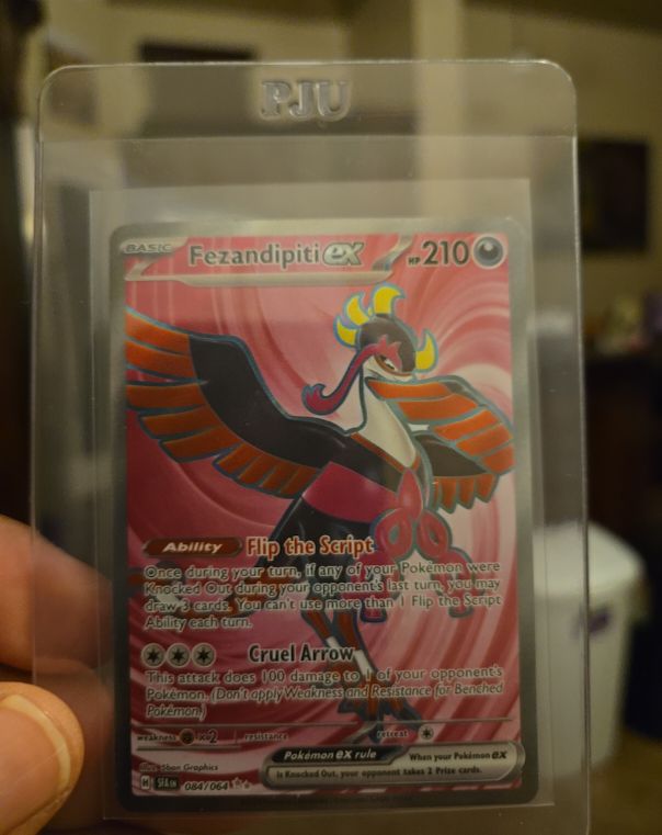 2024 Pokémon Scarlet & Violet Shrouded Fable #084 Fezandipiti ex — front