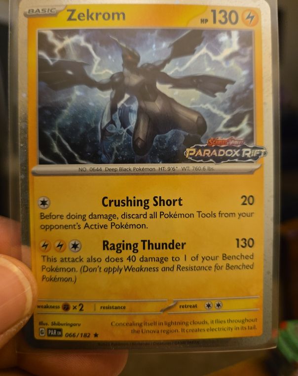 2023 Pokémon SV04: Paradox Rift #066 Zekrom — front