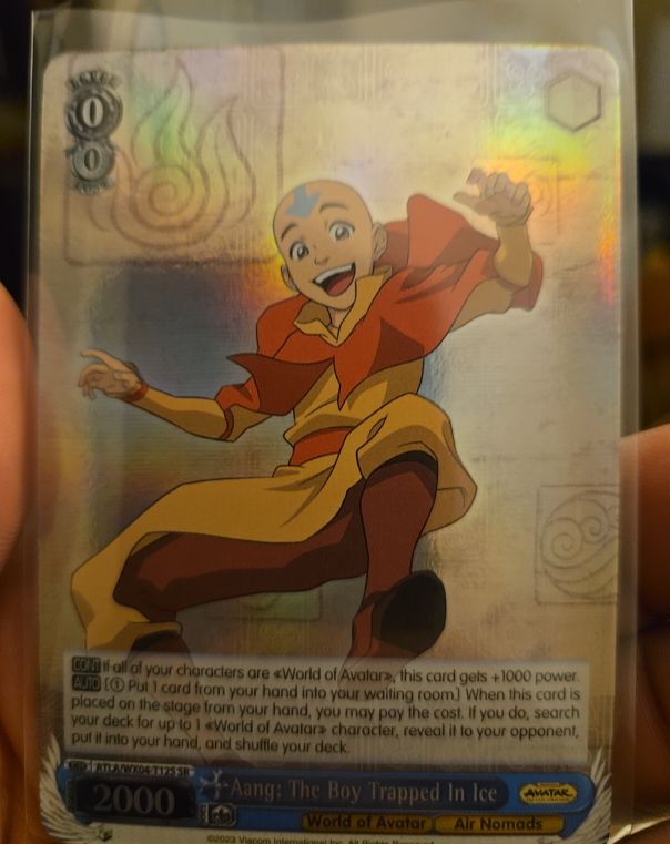 2023 Weiss Schwarz ATLA/WX04-072 Aang: The Boy Trapped In Ice — front