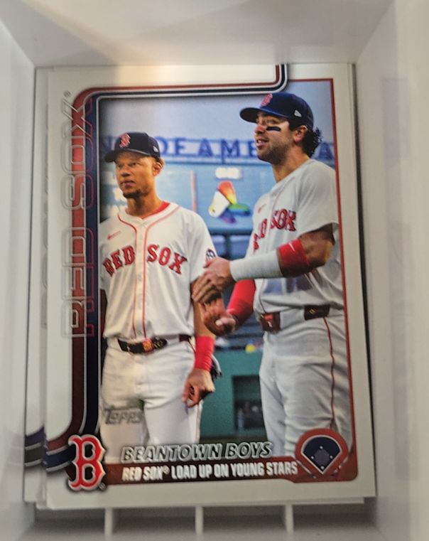 2025 Topps Update Series #US241 Marcelo Mayer/Kristian Campbell — front