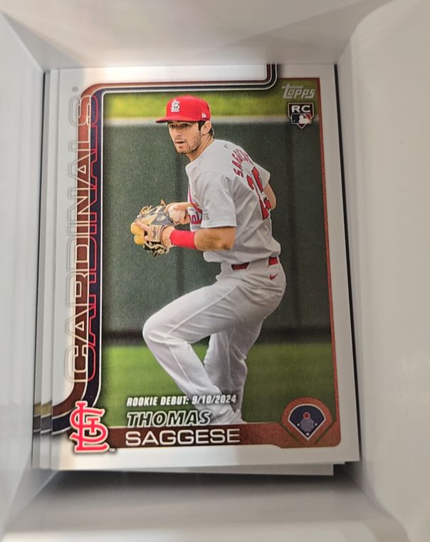 2025 Topps Update #US21 Thomas Saggese — front