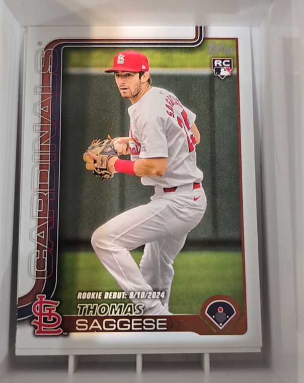 2025 Topps Update #US21 Thomas Saggese — front