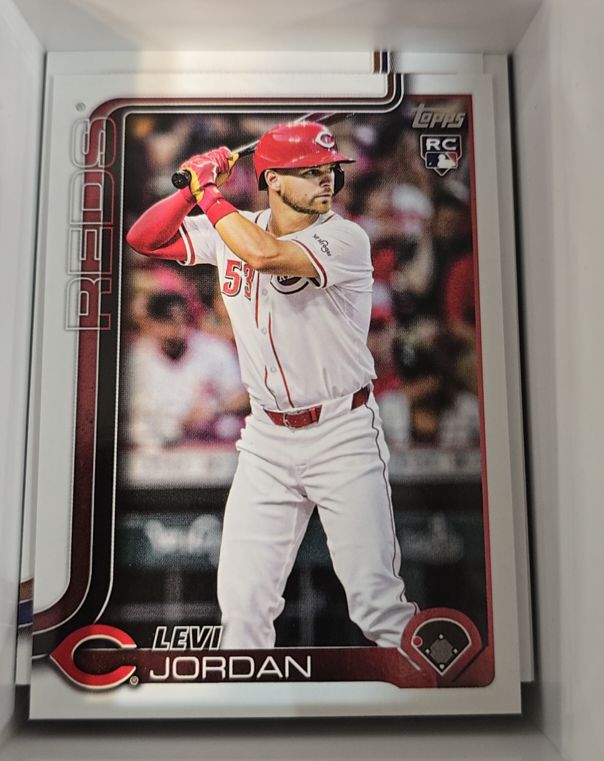 2025 Topps Update #US6 Levi Jordan — front