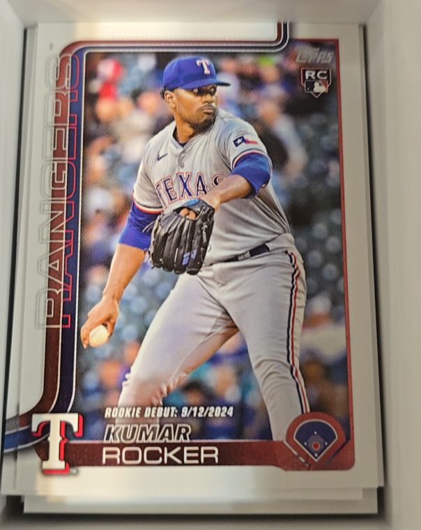 2025 Topps Update #US264 Kumar Rocker Rookie Debut — front
