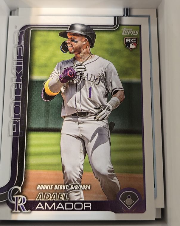 2025 Topps Update #US94 Adael Amador Rookie Debut — front