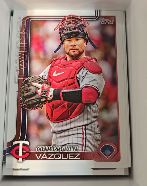 2025 Topps Update #US7 Christian Vazquez — front