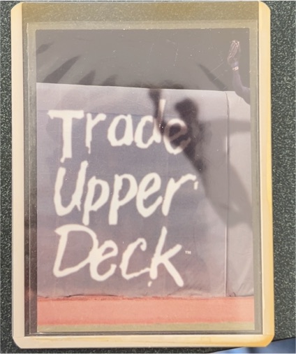 1993 Upper Deck Hot Shots Trade-In Redemption Card — front