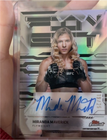 2025 Topps Finest UFC #FA-MM Miranda Maverick — front