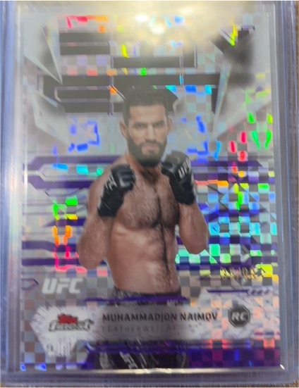 2025 Topps Finest UFC #182 Muhammadjon Naimov — front
