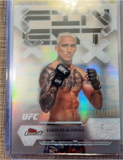 2025 Topps Finest UFC #85 Charles Oliveira — front