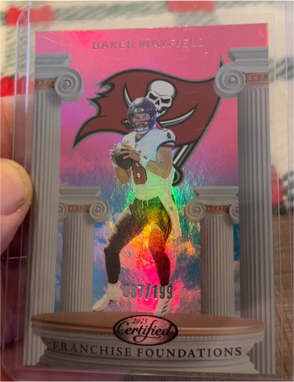 2025 Panini Certified Franchise Foundations #FFO-BMA Baker Mayfield — front
