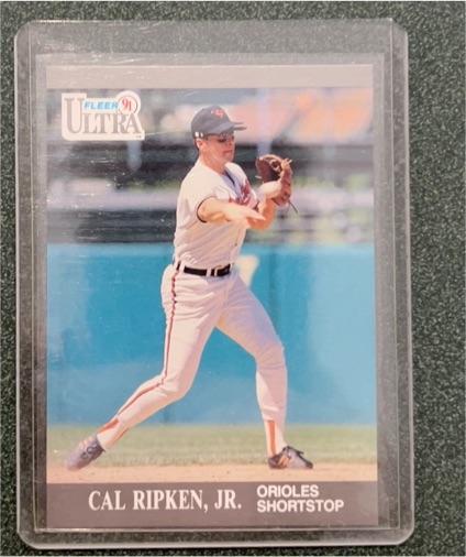 1991 Fleer Ultra #24 Cal Ripken, Jr. — front