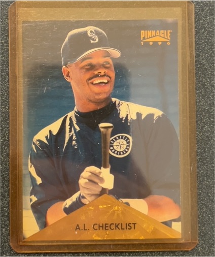 1996 Pinnacle #195 Ken Griffey Jr. A.L. Checklist — front