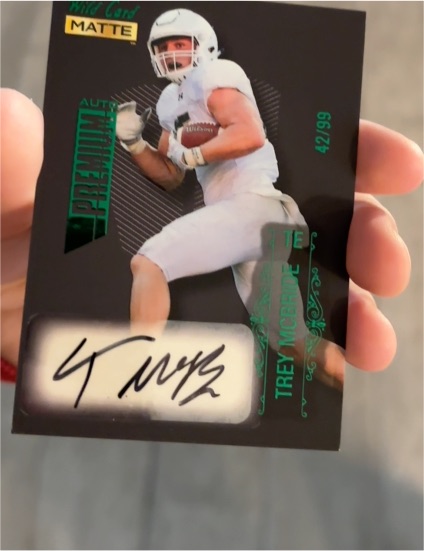 2022 Wild Card Matte #MB-A Trey McBride — front