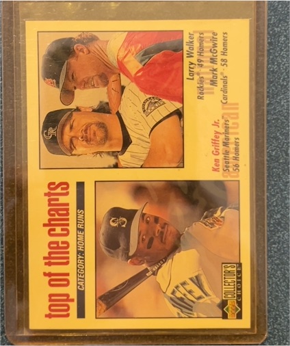 1998 Upper Deck Collector's Choice #254 Mark McGwire / Ken Griffey Jr. / Larry Walker — front