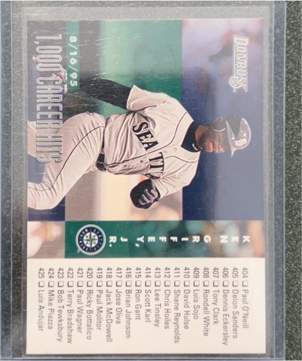 1996 Donruss #490 Ken Griffey Jr. — front