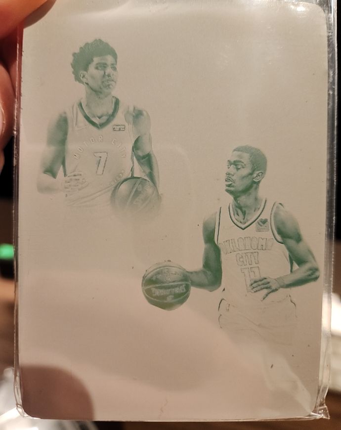 2020 Panini Flawless Momentous Printing Plate Yellow 1/1 Killian Hayes Rookie RC — front