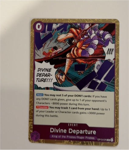 2025 One Piece TCG OP13-076 Divine Departure — front