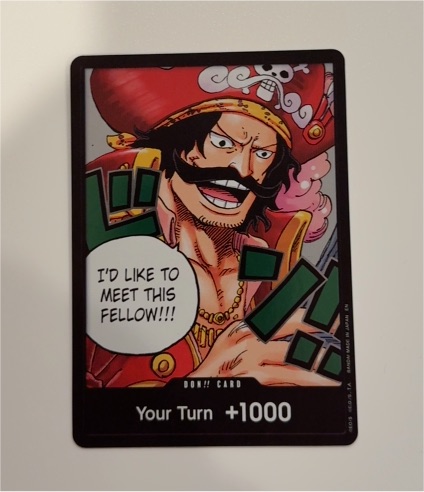 2022 One Piece TCG OP13 Don!! Card Gol D. Roger Carrying On His Will — front