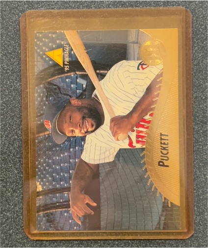 1995 Pinnacle #340 Kirby Puckett — front