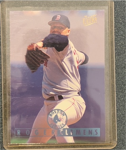 1995 Fleer Ultra #10 Roger Clemens — front