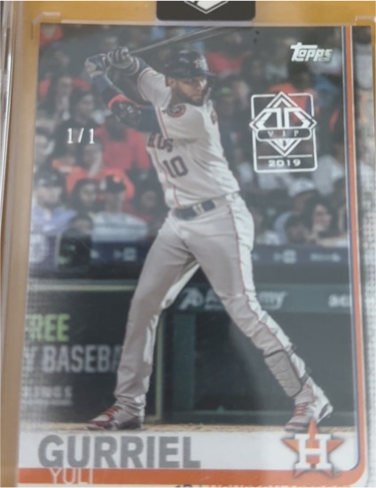 2019 Topps #55 Yuli Gurriel — front