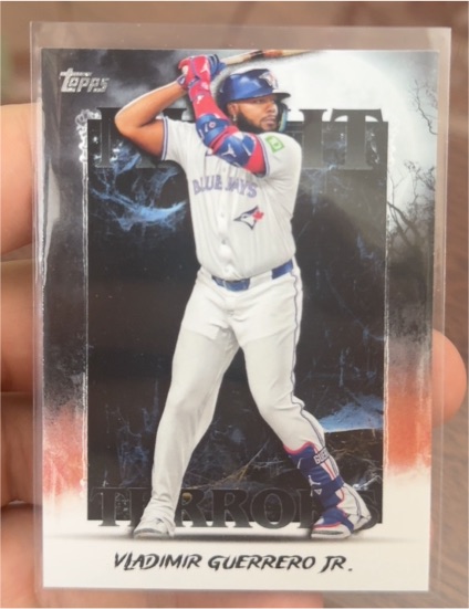 2025 Topps Update #NT-17 Vladimir Guerrero Jr. Night Terrors — front
