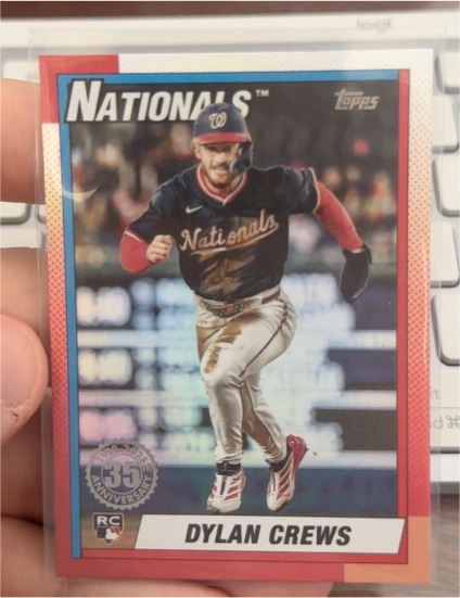 2025 Topps Update #U90-46 Dylan Crews — front