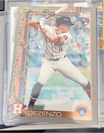 2025 Topps Holiday #H162 Zach Dezenzo — front