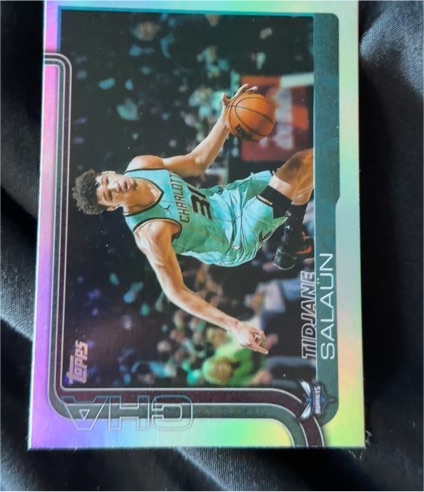 2025-26 Topps #71 Tidjane Salaun — front