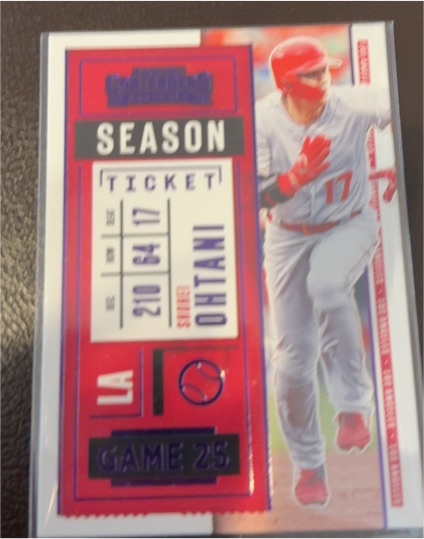 2020 Panini Contenders #35 Shohei Ohtani — front