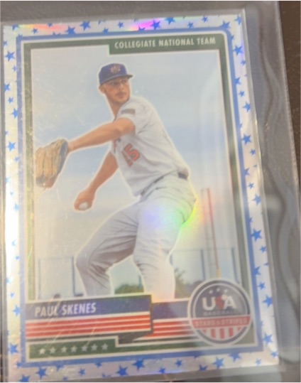 2023 Panini USA Baseball Stars & Stripes #80 Paul Skenes — front