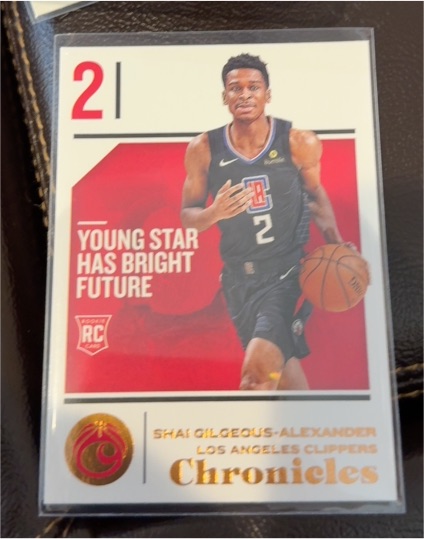 2018-19 Panini Chronicles #2 Shai Gilgeous-Alexander — front
