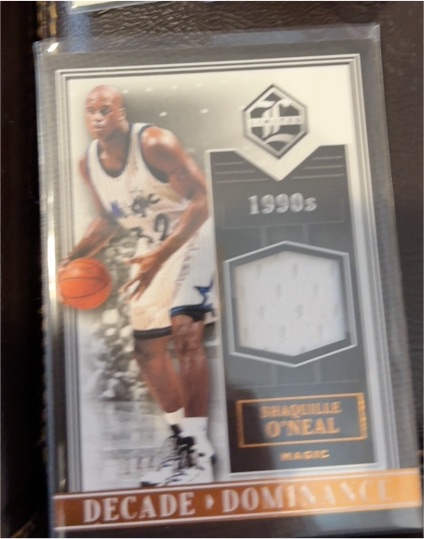 2015-16 Panini Limited Decade Dominance 1990s # Shaquille O'Neal — front