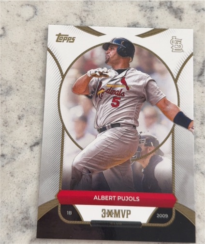 2025 Topps Welcome to the Club 3X MVP #15 Albert Pujols — front
