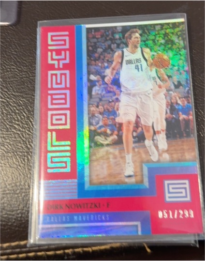 2017-18 Panini Status Symbols #7 Dirk Nowitzki — front