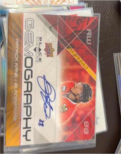 2008-09 Upper Deck Black Diamond Gemography #G-PK Patrick Kane — front